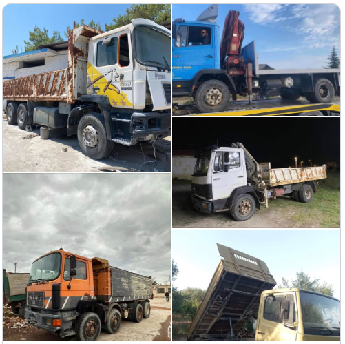 Αγοράζω παντού τύπου φορτηγά για ανταλλακτικά