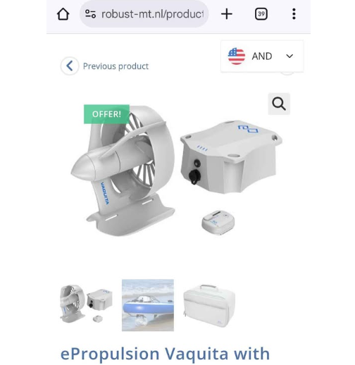 Πωλείται σε άριστη κατάσταση ηλεκτρικό Μοτέρ για κανό και sup