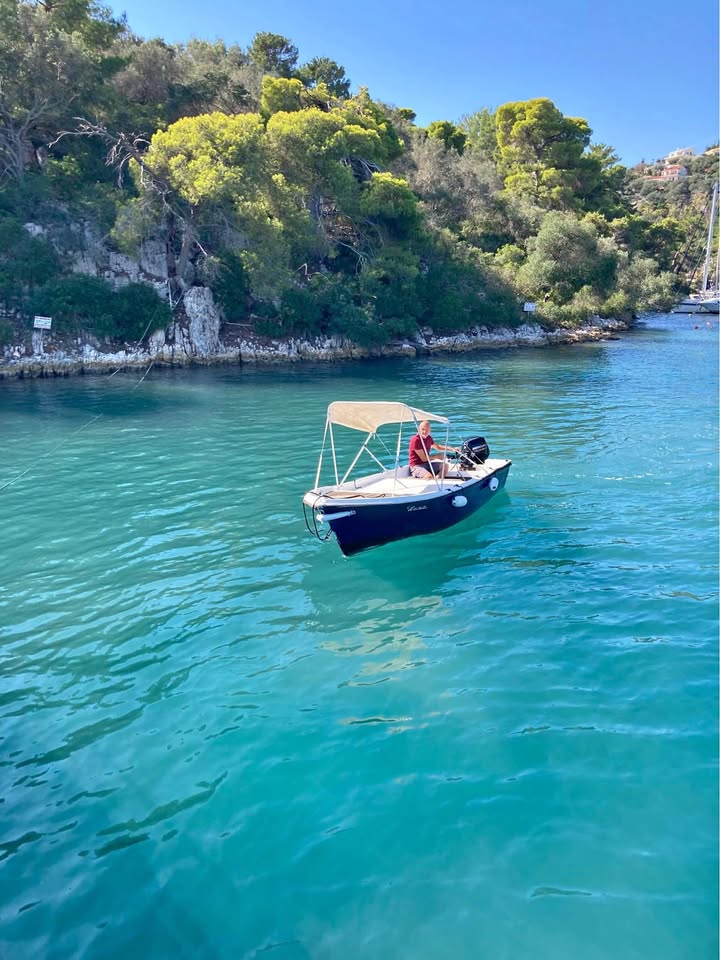 Boat with new Mercury