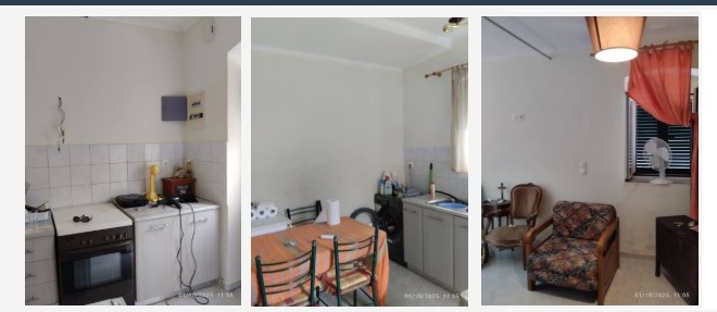 Γκαρσονιέρα, 38 άμεσα, κατοικίσιμη, σε οικόπεδο 238 m2 με αποθήκη