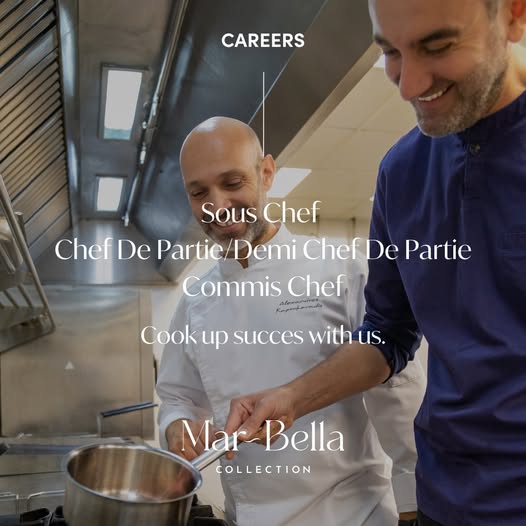 HR Mar-Bella  Προσλήψεις – Τμήμα Κουζίνας | Σεζόν 2026