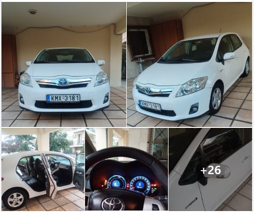 TOYIOTA AURIS ΑΥΤΟΜΑΤΟ HYBRID.