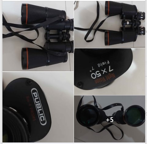 Κυάλια ΓΝΗΣΙΑ τής PUBLIC, μέ ΝΥΧΤΕΡΙΝΗ ΟΡΑΣΗ , 7Χ50