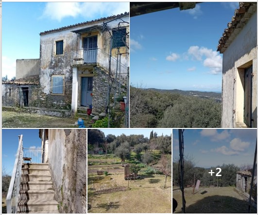 Πωλείται πέτρινη διόροφη κατοικία 105 τ.μ. στην περιοχή Άγιος Αθανάσιος , βόρεια Κέρκυρα.