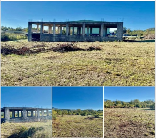 Ημιτελές Βιομηχανικό Κτίριο 395 τμ στο 16ο χλμ Εθνικής Παλαιοκαστριτσας.