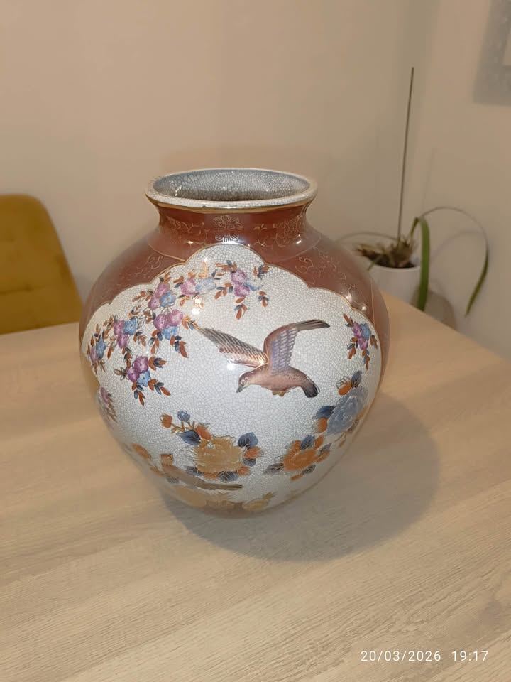 ΣΥΛΛΕΚΤΙΚΟ ΙΑΠΩΝΙΚΟ ΒΑΖΟ ΠΟΡΣΕΛΑΝΗΣ SATSUMA(VINTAGE)-ΑΡΙΣΤΗ ΚΑΤΑΣΤΑΣΗ