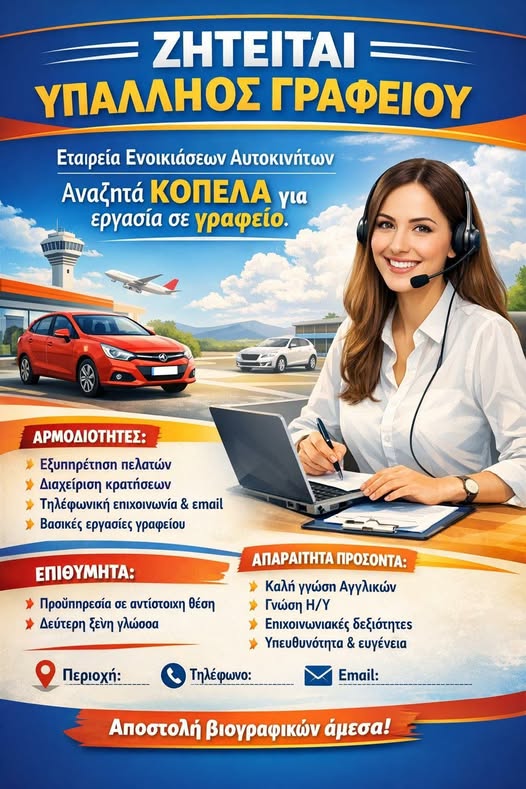 Ζητείται προσωπικό