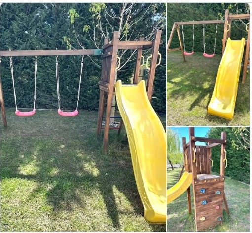 Προς πώληση πύργος παιδικής χαράς με τσουλήθρα , αναρρίχηση και κούνιες !