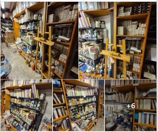 Πωλείται εμπόρευμα βιβλιοπωλείου και ειδων ζωγραφικής